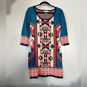 Flying Tomato Aztec Print Bodycon Dress